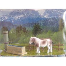 H0 Weidebrunnen mit Pferd